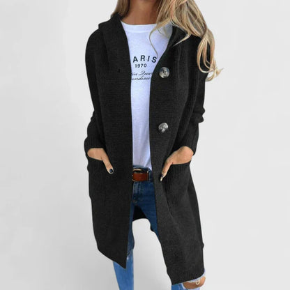 Fine Gauge Knit Cardigan | Women | Button Front | Soft Knit | Polished Everyday Layering | Steven & Levon