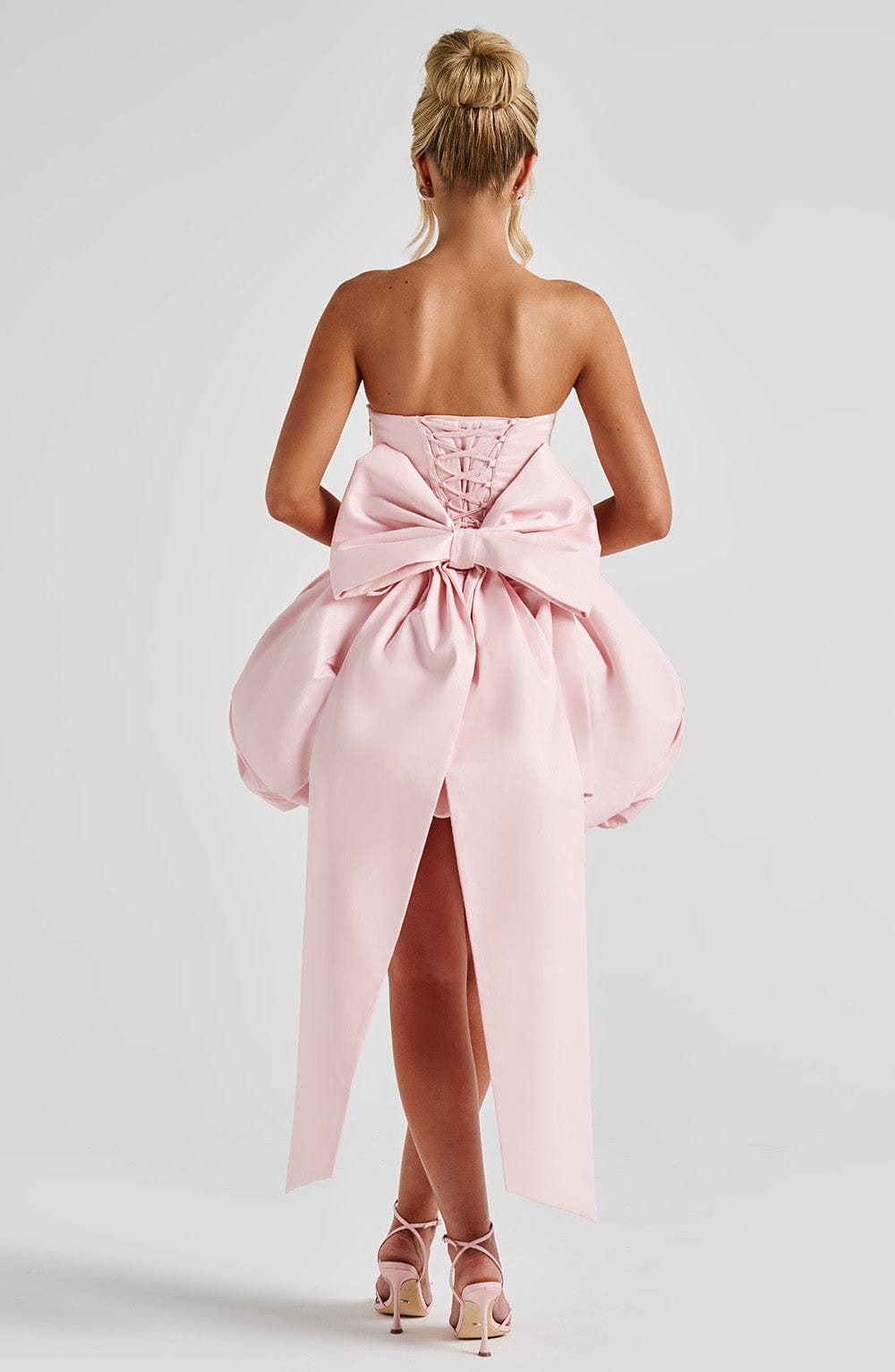 Puff Ball Mini Dress | Strapless Dress | Women | Polyester Blend | Steven & Levon
