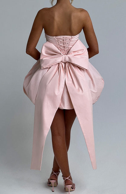 Puff Ball Mini Dress | Strapless Dress | Women | Polyester Blend | Steven & Levon