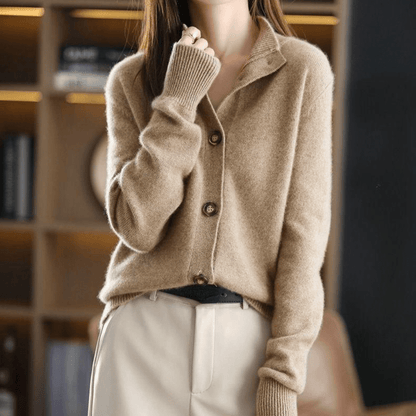Women's Cashmere Cardigan | Soft Knit Sweater | Comfortable Fit | Steven & Levon