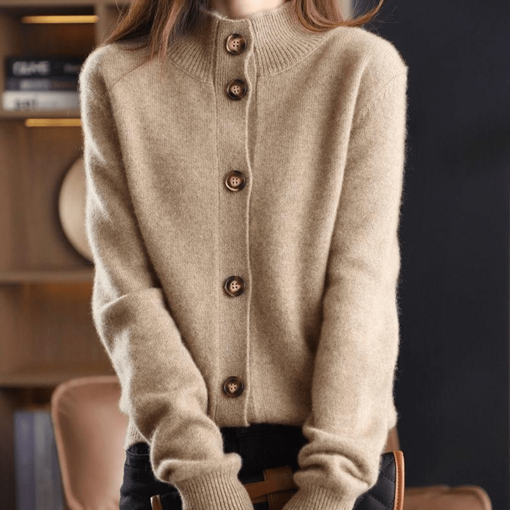 Women's Cashmere Cardigan | Soft Knit Sweater | Comfortable Fit | Steven & Levon
