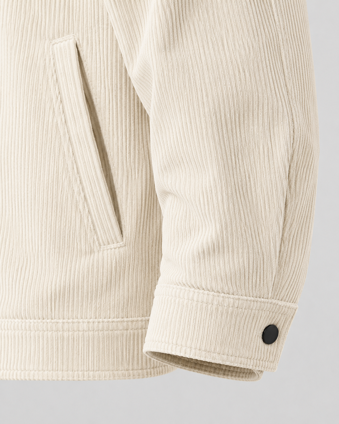 Men's Corduroy Overshirt Jacket | Cotton Shirt Jacket | Chest Pockets | Casual Layer | Steven & Levon