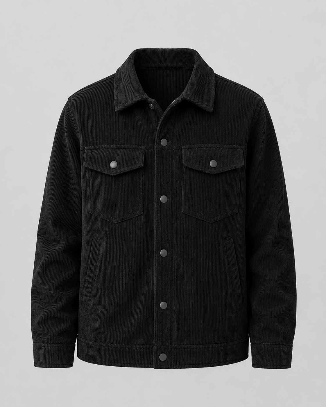 Men's Corduroy Overshirt Jacket | Cotton Shirt Jacket | Chest Pockets | Casual Layer | Steven & Levon