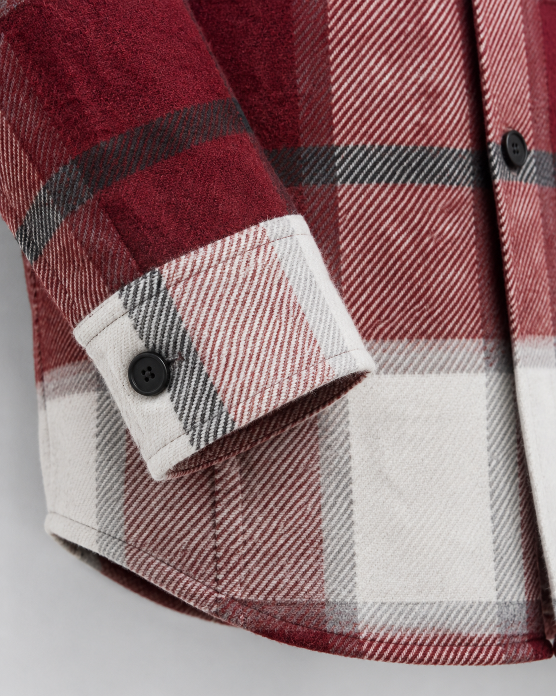 Men's Plaid Flannel Overshirt | Brushed Check Shirt Jacket | Button Up | Warm Casual Layer | Steven & Levon