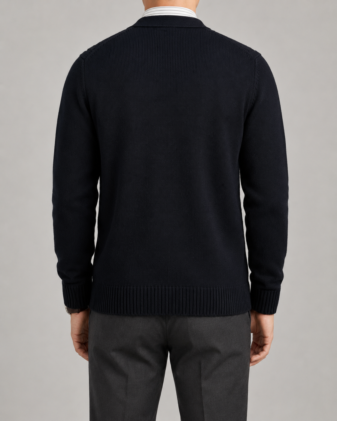 Men's Cable Knit Cardigan | V-Neck | Button Front | Soft Knit | Smart Casual | Steven & Levon
