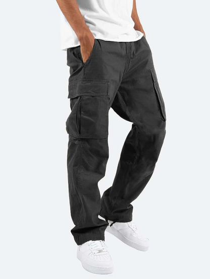 Men’s Cargo Pants | Relaxed Fit | Utility Pocket Trousers | Casual Streetwear | Steven & Levon