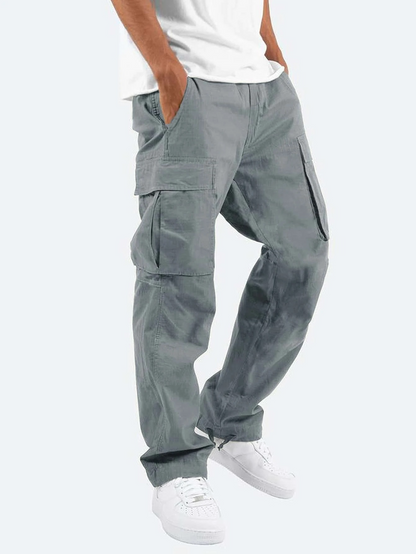 Men’s Cargo Pants | Relaxed Fit | Utility Pocket Trousers | Casual Streetwear | Steven & Levon