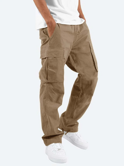 Men’s Cargo Pants | Relaxed Fit | Utility Pocket Trousers | Casual Streetwear | Steven & Levon
