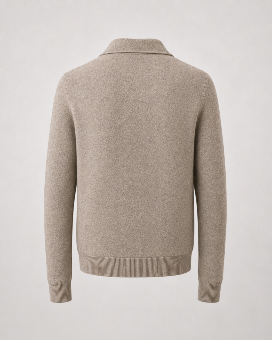 Men's Wool Zip Up Sweater | Long Sleeve | Soft Knit | Classic Fit | Smart Casual Layer | Steven & Levon