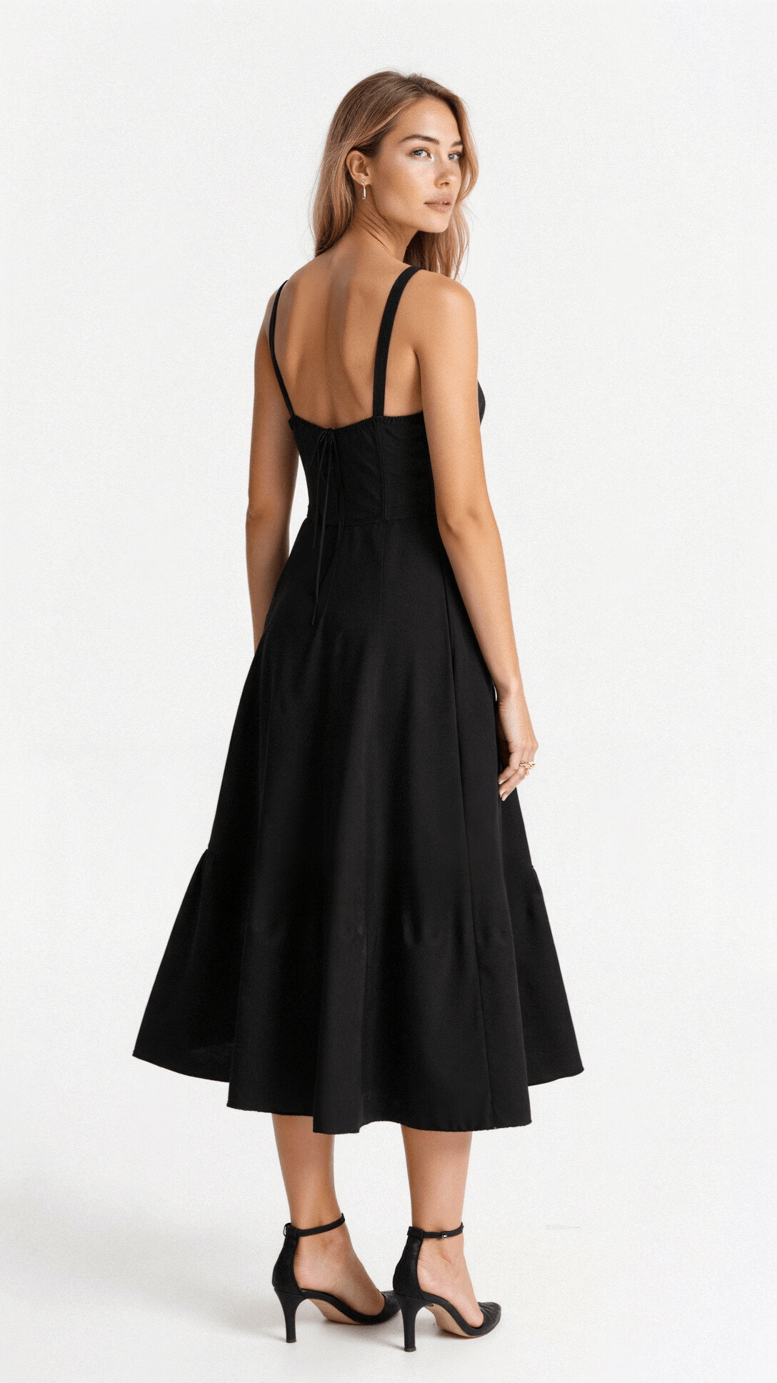 Women's Floral Corset Midi Dress | Figure-Flattering Dress | Steven & Levon