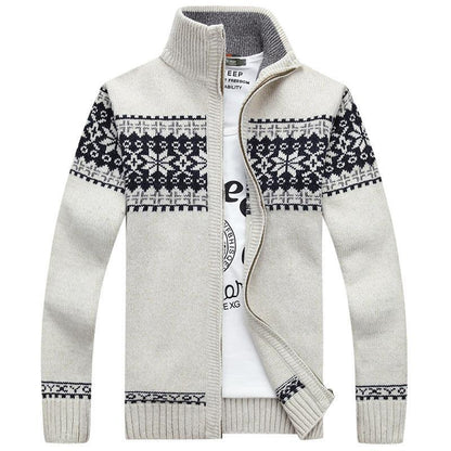 Snowflake Wool Sweater | Festive Christmas Knit | Warm Winter Pullover | Steven & Levon