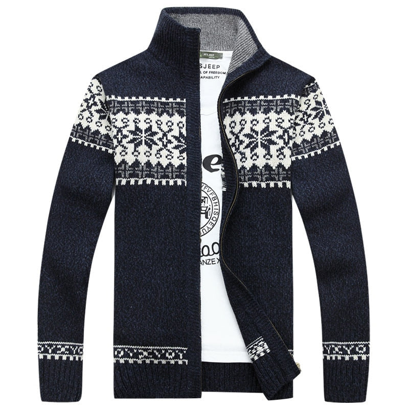 Snowflake Wool Sweater | Festive Christmas Knit | Warm Winter Pullover | Steven & Levon