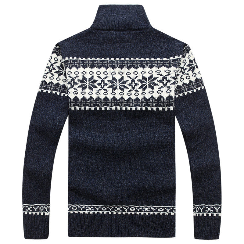 Snowflake Wool Sweater | Festive Christmas Knit | Warm Winter Pullover | Steven & Levon