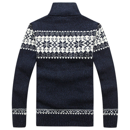 Snowflake Wool Sweater | Festive Christmas Knit | Warm Winter Pullover | Steven & Levon
