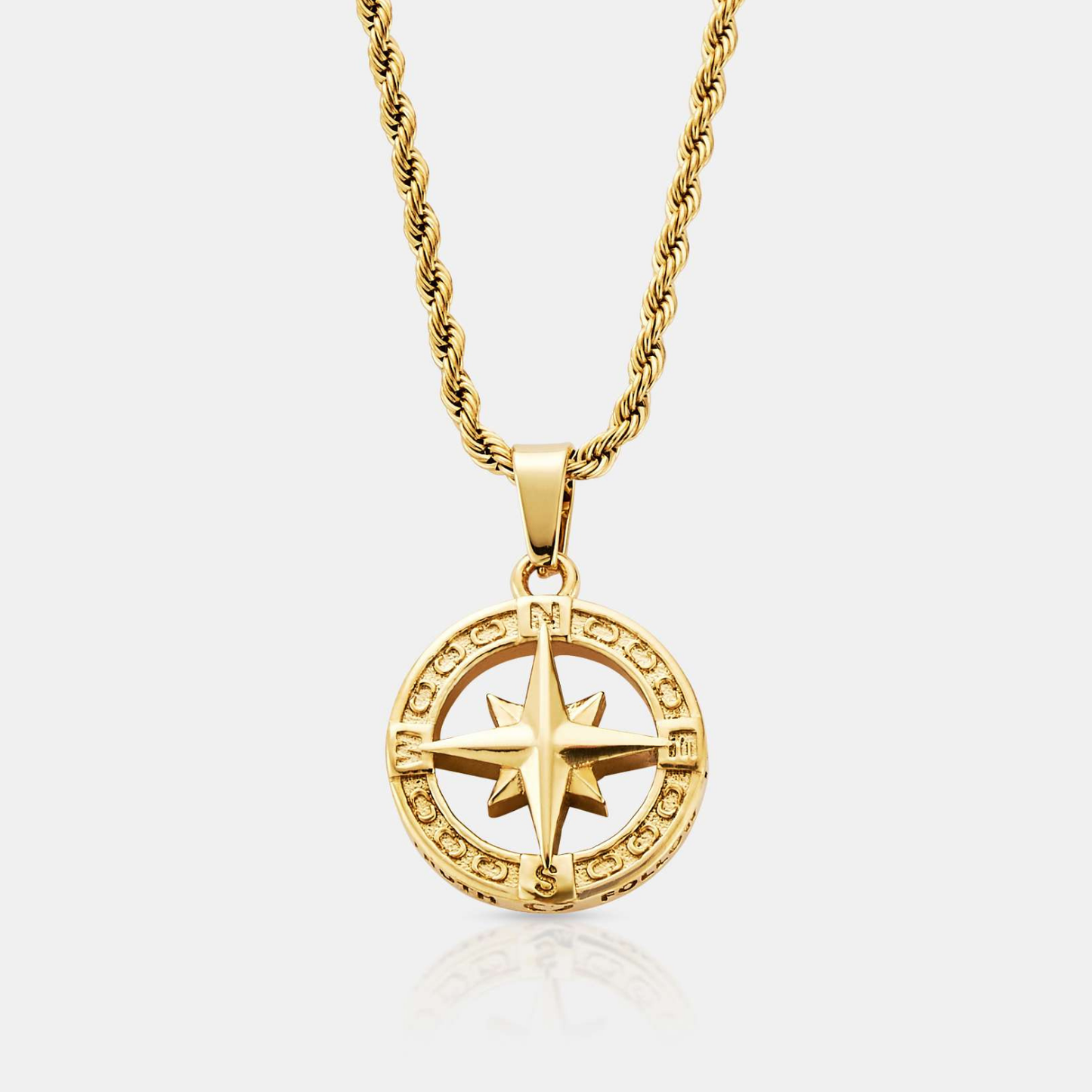 Gold Pendant Set | Unisex | Stainless Steel | Customisable Jewellery | Layered Necklace Set | Steven & Levon