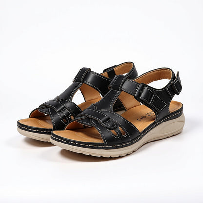Women's Arch Support Walking Sandals | Cushioned Comfort Footbed | Everyday Summer Sandals | Steven & Levon
