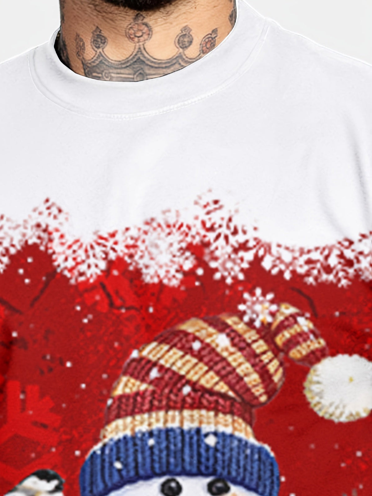 Santa & Reindeer Sweatshirt | Men's Crewneck | Festive Holiday Pullover | Steven & Levon