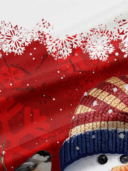Santa & Reindeer Sweatshirt | Men's Crewneck | Festive Holiday Pullover | Steven & Levon