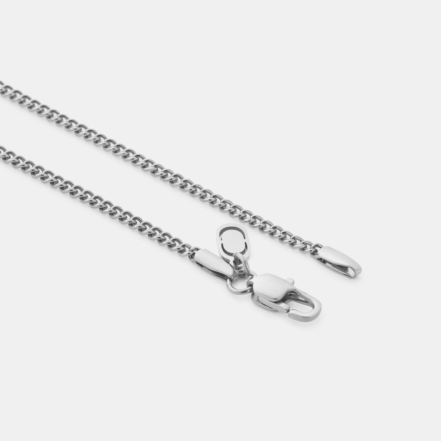 Silver Clover Pendant | Men | Stainless Steel | Four Leaf Design | Gift Jewellery | Steven & Levon