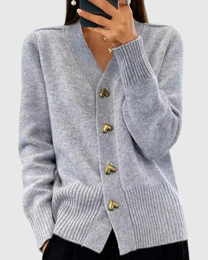 Refined Knit Cardigan | Women | Button Front | Soft Knit | Chic Everyday Layering | Steven & Levon