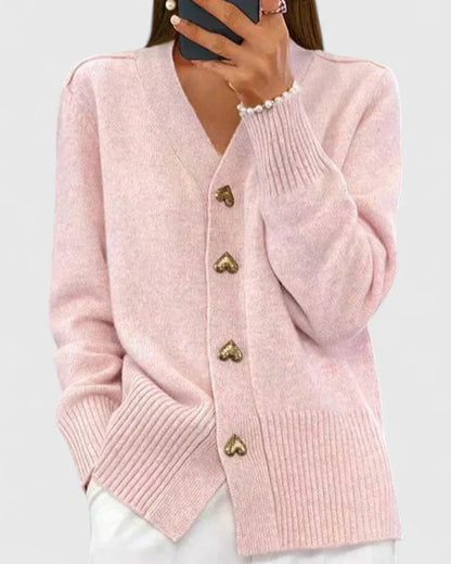 Refined Knit Cardigan | Women | Button Front | Soft Knit | Chic Everyday Layering | Steven & Levon