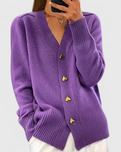 Refined Knit Cardigan | Women | Button Front | Soft Knit | Chic Everyday Layering | Steven & Levon