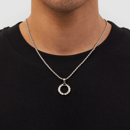 Silver Triumph Pendant | Men | Stainless Steel | Symbolic Design | Statement Necklace | Steven & Levon