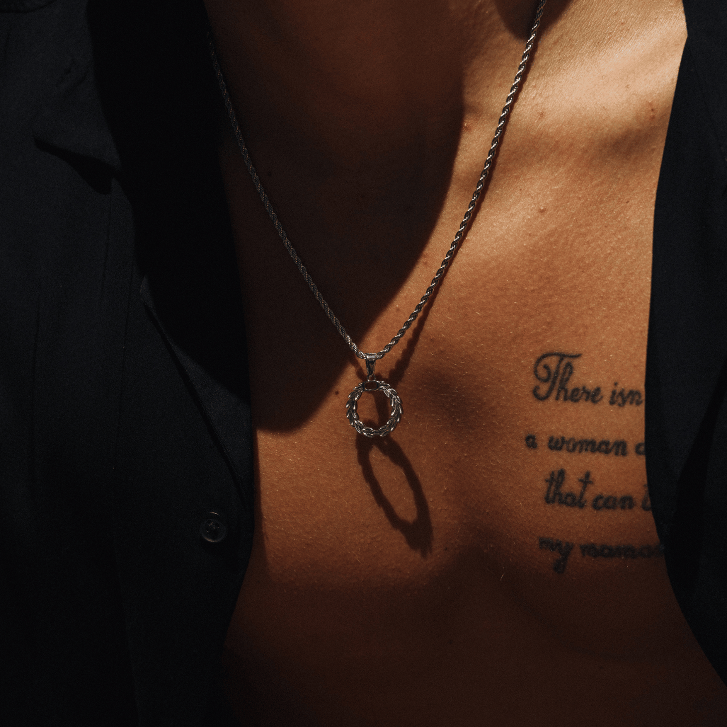 Silver Triumph Pendant | Men | Stainless Steel | Symbolic Design | Statement Necklace | Steven & Levon