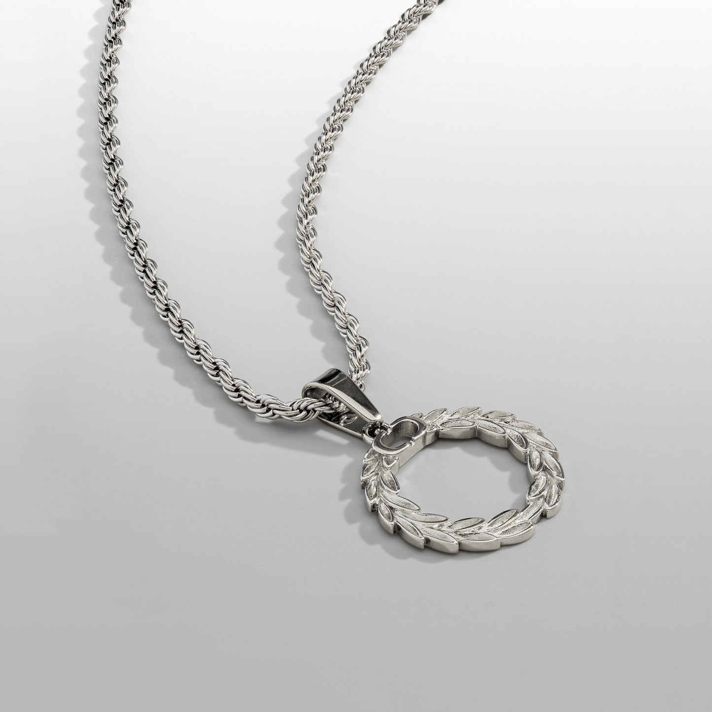 Silver Triumph Pendant | Men | Stainless Steel | Symbolic Design | Statement Necklace | Steven & Levon