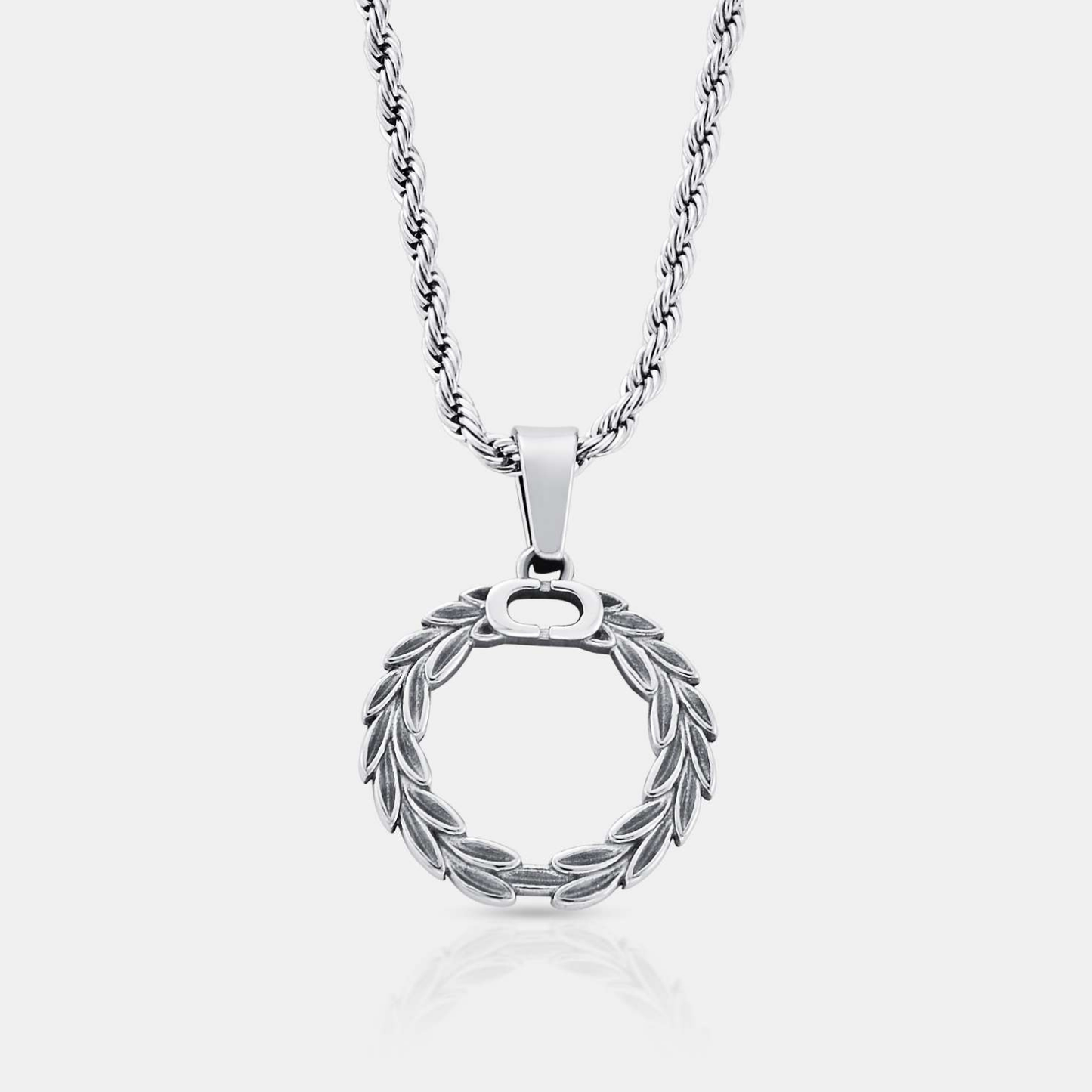 Silver Triumph Pendant | Men | Stainless Steel | Symbolic Design | Statement Necklace | Steven & Levon