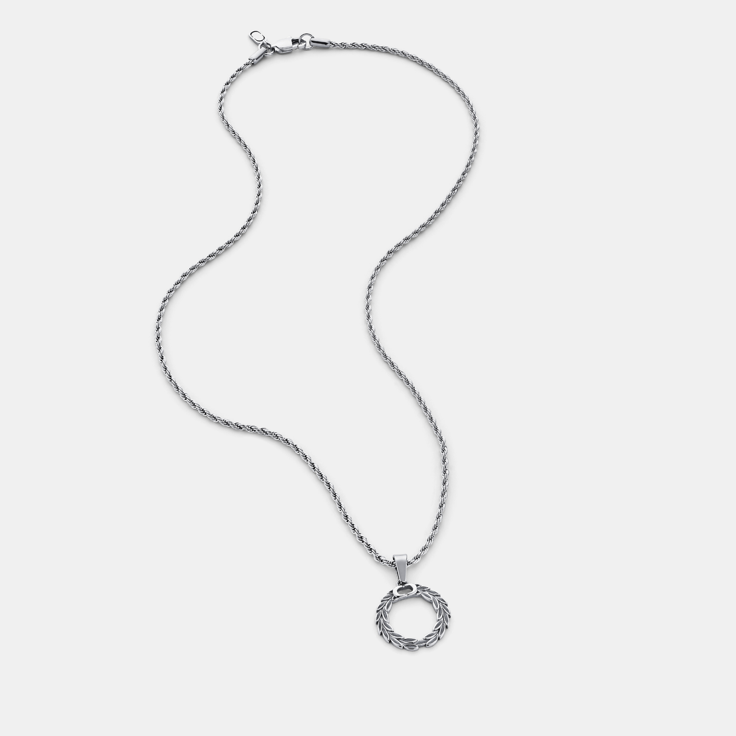 Silver Triumph Pendant | Men | Stainless Steel | Symbolic Design | Statement Necklace | Steven & Levon