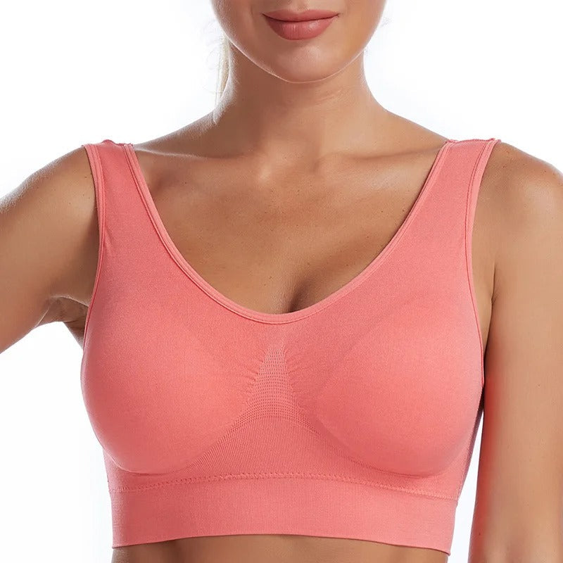 Wireless Plus Size Bra | Women's Padded Seamless Bra | Full Coverage | Everyday Comfort | Steven & Levon
