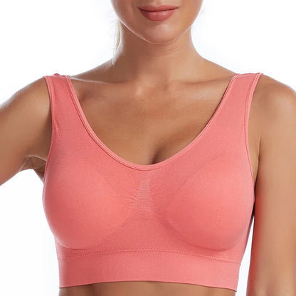Wireless Plus Size Bra | Women's Padded Seamless Bra | Full Coverage | Everyday Comfort | Steven & Levon
