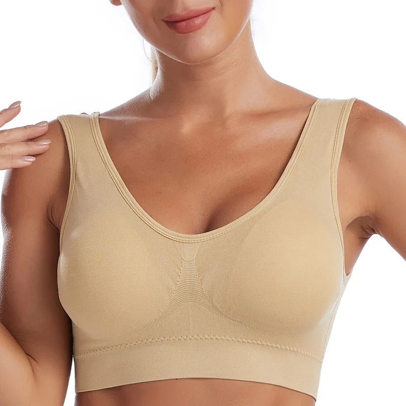 Wireless Plus Size Bra | Women's Padded Seamless Bra | Full Coverage | Everyday Comfort | Steven & Levon