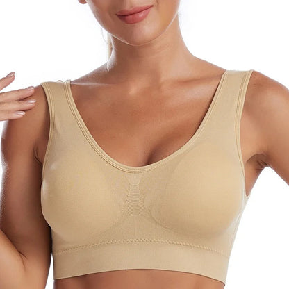 Wireless Plus Size Bra | Women's Padded Seamless Bra | Full Coverage | Everyday Comfort | Steven & Levon