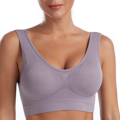 Wireless Plus Size Bra | Women's Padded Seamless Bra | Full Coverage | Everyday Comfort | Steven & Levon