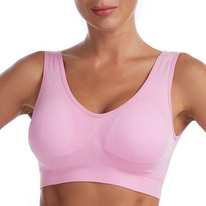 Wireless Plus Size Bra | Women's Padded Seamless Bra | Full Coverage | Everyday Comfort | Steven & Levon