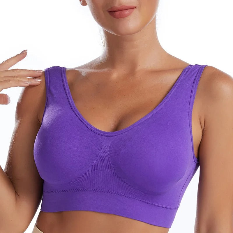 Wireless Plus Size Bra | Women's Padded Seamless Bra | Full Coverage | Everyday Comfort | Steven & Levon