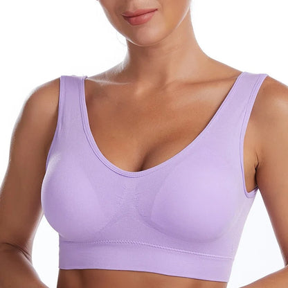 Wireless Plus Size Bra | Women's Padded Seamless Bra | Full Coverage | Everyday Comfort | Steven & Levon