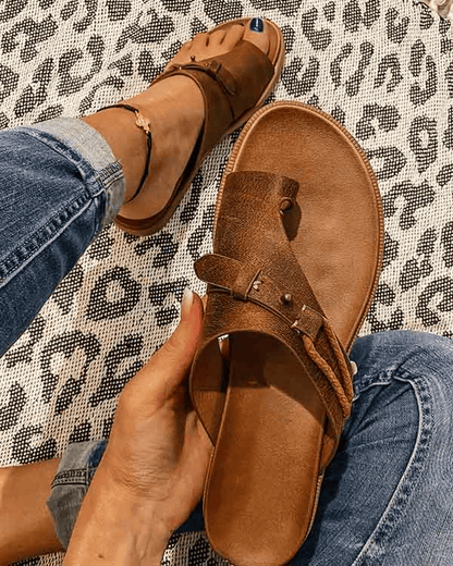 Women's Barefoot Flat Sandals | Barefoot Sandals | Lightweight Comfort Fit | Slip-On Open Toe Minimalist Design | Steven & Levon