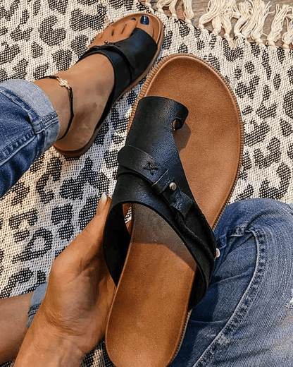 Women's Barefoot Flat Sandals | Barefoot Sandals | Lightweight Comfort Fit | Slip-On Open Toe Minimalist Design | Steven & Levon